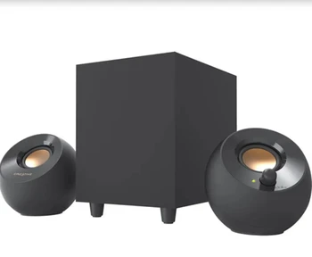 רמקולים למחשב | Creative יצרן | PEBBLE Plus 2.1 | סאונד איכותי ועיצוב קומפקטי