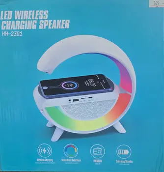 מטען אלחוטי | רמקול Bluetooth | תאורת LED מתחלפת