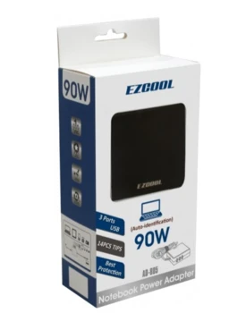 מטען  אוניברסלי | דגם EZCOOL | AD-805 יצרן | 14 מתאמים | 3 יציאות USB