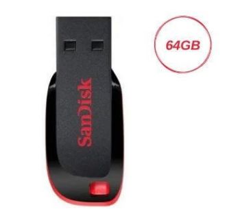 דיסק און קי נפח Cruzer Blade 64GB מבית SanDisk